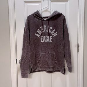 American Eagle Dark Purple/Maroon Hoodie